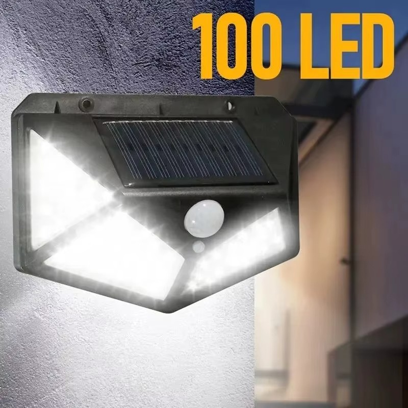 Solar Lights Outdoor Motion Sensor, Waterproof 3 Modes Security Wall Light for Garden Yard Patio Fence Garage