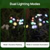 Solar Mushroom Lights Outdoor, Swaying Waterproof Solar Garden Stake Lights for Lawn Yard Patio Pathway Decor