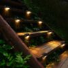 Solar Stair Lights Outdoor, Waterproof Step Lights for Deck Fence Porch Patio Pathway Stairs