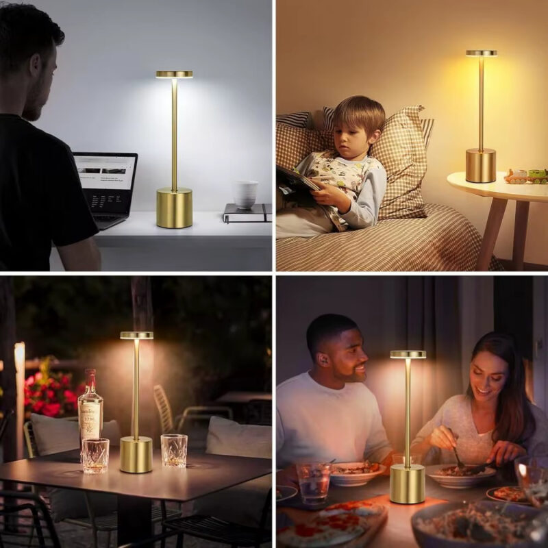 3 Colors LED Classic Table Lamp