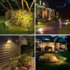 Solar Spot Lights Outdoor, Waterproof Adjustable Landscape Spotlights for Yard Garden Trees Pathway
