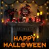 Solar Flame String Lights Outdoor, Flickering Flame Bulbs Waterproof Warm White Solar Powered Patio Lights for Garden Yard Halloween Party