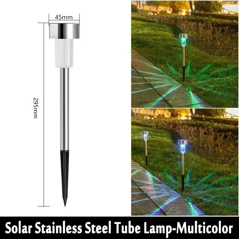 Solar Garden Lights Outdoor, Waterproof Solar Powered Lights for Yard Patio Landscape Pathway Walkway Decor
