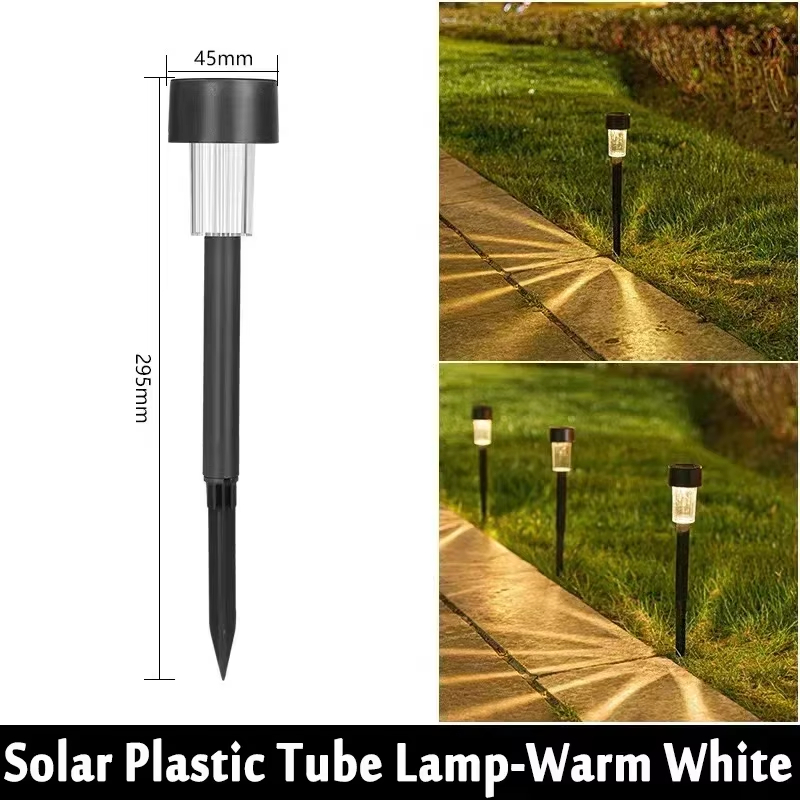 Solar Garden Lights Outdoor, Waterproof Solar Powered Lights for Yard Patio Landscape Pathway Walkway Decor