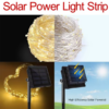 Solar String Lights Outdoor, 8 Modes Waterproof Solar Fairy Lights for Patio Garden Tree Wedding Decor