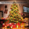 Solar String Lights Outdoor, 8 Modes Waterproof Solar Fairy Lights for Patio Garden Tree Wedding Decor