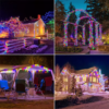 Solar String Lights Outdoor, 8 Modes Waterproof Solar Fairy Lights for Patio Garden Tree Wedding Decor