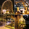 Solar String Lights Outdoor, 8 Modes Waterproof Solar Fairy Lights for Patio Garden Tree Wedding Decor