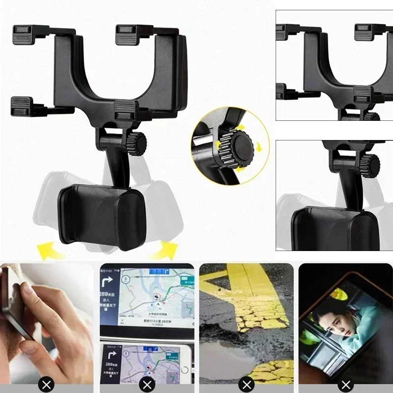 Rearview Mirror Car Phone Mount