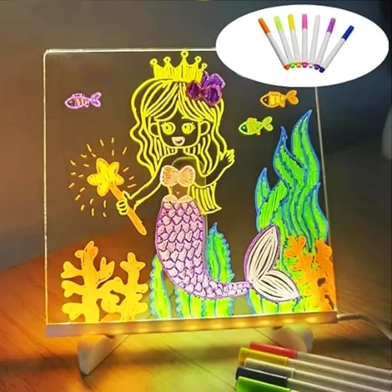 LED Note Board With Night Light