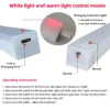 Rectangle Wireless LED Motion Sensor Night Light