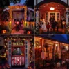 S8308b23ff3f748a4b40ba29fdcaeff50s.webp Solar Flame String Lights Outdoor, Flickering Flame Bulbs Waterproof Warm White Solar Powered Patio Lights for Garden Yard Halloween Party