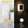 Square LED Portable Induction Night light