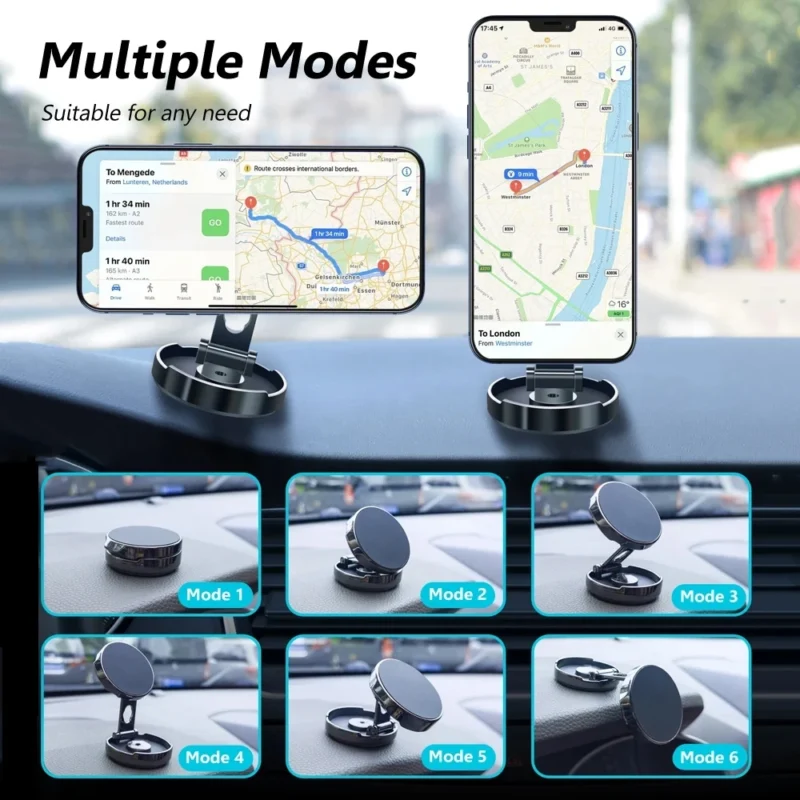 Sdf8fa9808f88463da1c527575fe2067bR.webp Round Foldable Magnetic Car Phone Mount