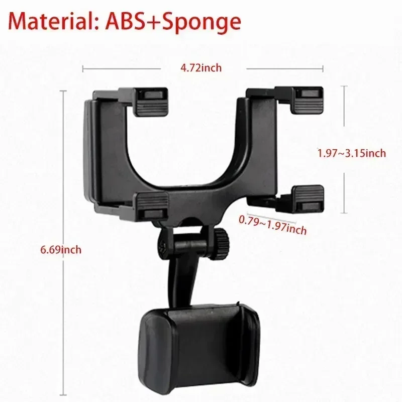 Rearview Mirror Car Phone Mount