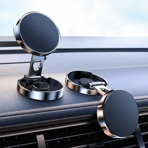 Se6ed7efc90ea4d9c89ec900ae097532fS.webp Round Foldable Magnetic Car Phone Mount
