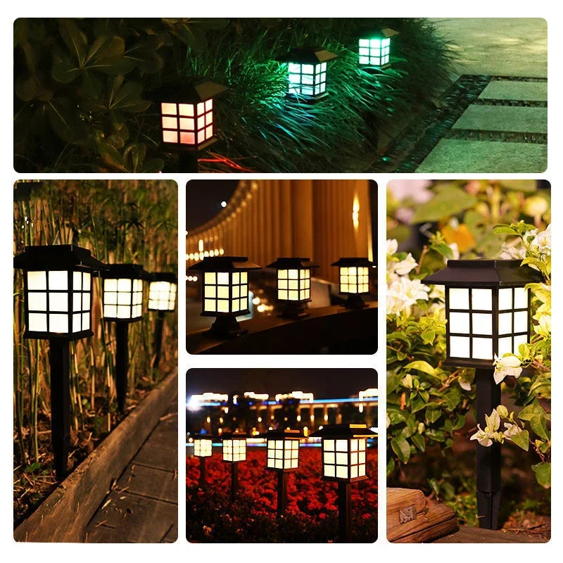 Solar Pathway Lights Outdoor, Waterproof Solar Walkway Lights for Garden Yard Driveway Walkway
