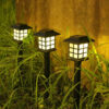 Solar Pathway Lights Outdoor, Waterproof Solar Walkway Lights for Garden Yard Driveway Walkway