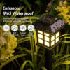 Solar Pathway Lights Outdoor, Waterproof Solar Walkway Lights for Garden Yard Driveway Walkway
