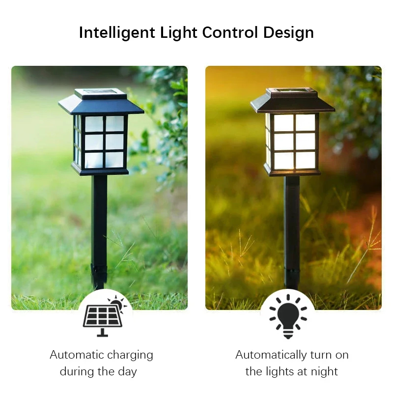 Solar Pathway Lights Outdoor, Waterproof Solar Walkway Lights for Garden Yard Driveway Walkway