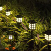 Solar Pathway Lights Outdoor, Waterproof Solar Walkway Lights for Garden Yard Driveway Walkway