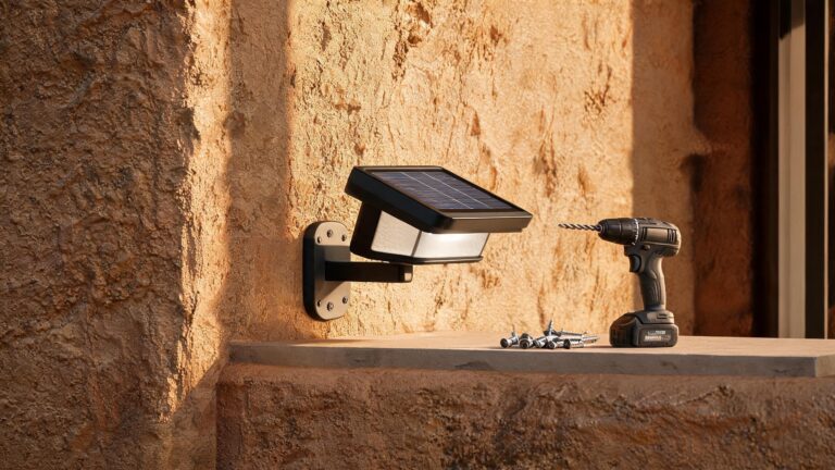 How to Install Solar Lights on Stucco and Adobe Walls Without Cracking