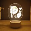 DJ Night Light – 3D LED Music Lamp, 10 Designs, USB Touch Control, Color-Changing Glow | Gifts for DJs, Music Producers & K-pop Fans