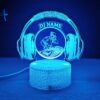 DJ Night Light – 3D LED Music Lamp, 10 Designs, USB Touch Control, Color-Changing Glow | Gifts for DJs, Music Producers & K-pop Fans