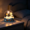 Sea Urchin Night Light – Ocean Wave Base & Warm Glow