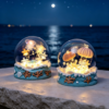 Sea Urchin Night Light – Ocean Wave Base & Warm Glow